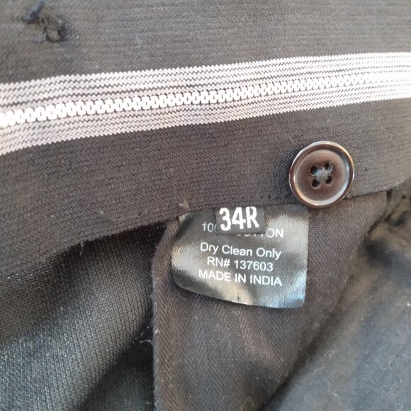 Mennonite Men's Suit 42R Jacket 32R Pants 27" Inseam Clerical - Picture 11 of 14